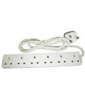 Plymouth 6 Gang 2 Metre Extension Lead