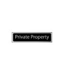 200x50mm Private Property