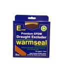 Warmseal Premium Draught Excluder - E Strip - Brown 5m