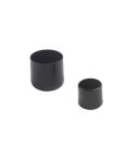 Amig Black Soft Plastic Round Leg Tip / Ferrule - 14mm