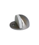 Amig Stainless Steel Zamac Door Stop With White Rubber - 45mm