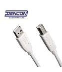 Dencon USB2 A to B Cable - 3m