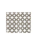 Raw Steel Perforated Decorative Panel (1000mm x 500mm) 1mm Thick