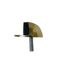 Polished Brass Plated Shield Door Stop