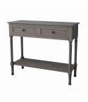 Savannah Grey Two Drawer Console Table
