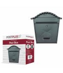 Postplus Grey Traditional Post Box