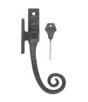 Black Ironwork Locking Casement Fastener (Right Hand)