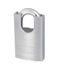 Abus 50mm Chrome Plated Brass Body Padlock Hardened Steel Closed Shackle