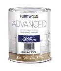 Fleetwood Quick Dry Advanced Satinwood - Brilliant White 2.5L