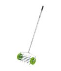 Rolling Lawn Aerator with Spiked Drum
