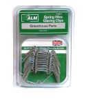 ALM Spring Greenhouse Wire Glazing W Clips - Pack of 50