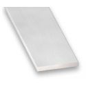 Anodised Aluminium Colourless Flat Strip - 20mm x 2mm x 1m