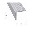 Anodised Aluminium Step Edging - 20mm x 17.5mm x 2m 