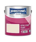Johnstones One Coat Matt Paint - Antique Cream 2.5L