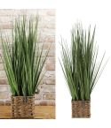 Artificial Flower Grass in Basket - 80cm 