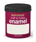 Rust-Oleum Craft and Hobby Enamel Brush Paint Antique White Satin 75ml