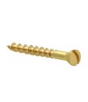 Brass Wood Screw - 1" x 4mm