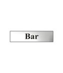Bar Sign Silver
