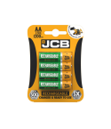 JCB AA Rechargeable Batteries - Pack Of 4
