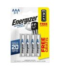 Energizer Ultimate Lithium Battery AAA - 3 + 1