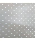 Bonita Beige Polka Dot Round Oilcloth Table Cover - Ø160cm