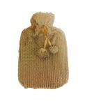 Blue Canyon Hot Water Bottle - With Beige Faux Mink Fur Cover