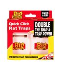 Big Cheese Quick Click Rat Trap 2 Pack