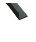 Black Lacquered PVC Equal Corner Profile - 20mm x 20mm x 2m