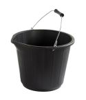 3 Gallon / 14Lt Black Bucket