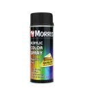 Morris Deep Black Acrylic Spray Paint - 400ml