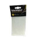 Blackspur 10 Piece Glue Gun Sticks - Clear - 7.2mm Small