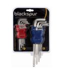 Blackspur 17 Piece Ball End & Torque Key Set 