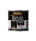 Rustins Quick Dry Small Job Satin Paint - Black 250ml
