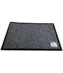 Dosco Wash & Clean Anti-Slip Mat - Black / White 40 x 60cm