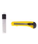 Cutter knife yellow + 10 reserve blades