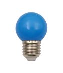 Tezla 1w Blue LED Plastic Globe ES Party Lightbulb