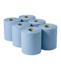 Blue Paper Roll 2Ply - Pack of 6