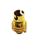 Brass Bayonet Cap BC Lampholder - Threaded