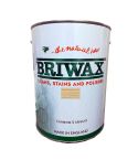 Briwax Orignal Natural Wax Polish - Medium Brown 5L