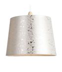 Silver Tapered Lamp Shade - 26cm