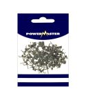 Powermaster 100pc 2.5sq Twin & Earth Grey Cable Clips