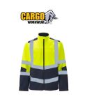 Cargo Hi-Vis Two Tone Softshell Jacket - Size L