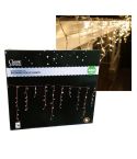 Classic Christmas 480 LED Snowing Icicle Lights - Warm White