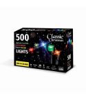Classic Christmas 500L LED Multi Action Super Bright Multi Colour Lights