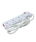 CED 4 Gang Anti-Surge 2 Metre Extension Lead