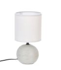 Ceramic Table Lamp - Light grey 