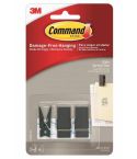 Command™ Picture Hanging Hooks - 3 Slate Spring Clips

