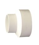 White Plastic Venting Reducer - 6" to 5"