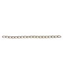 Nickel Plated Decorative Chain  2 x 11mm - Price per metre