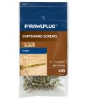 Rawlplug Chipboard Screwes - 4.0 x 16mm - (Pack of 40)